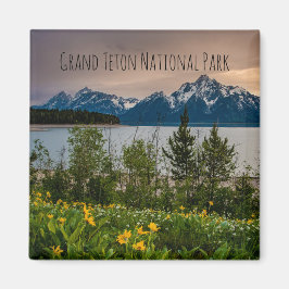 Blommor i Colter Bay Magnet