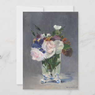 Blommor i Crystal Vas Édouard Manet