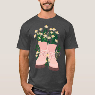 Blommor i djupa skon t shirt