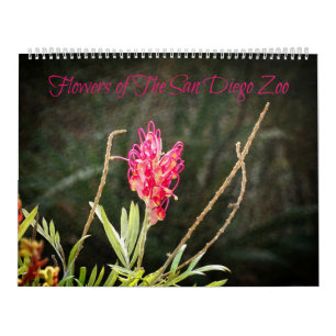 Blommor i djurskalendern San Diego Kalender