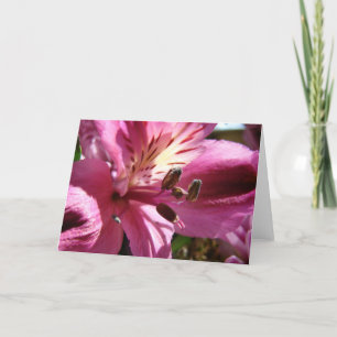 Blommor i en Bouquet Kort