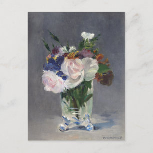 Blommor i en kristallvas Édouard Manet Vykort