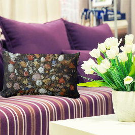 Blommor i en träbehållare Jan Brueghel den äldre  Lumbarkudde