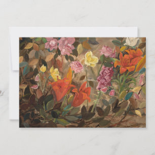 Blommor i en trädgård Tadeusz Makowski