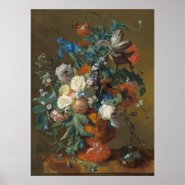 Blommor i en urn - Jan van Huysum Fine Art Poster