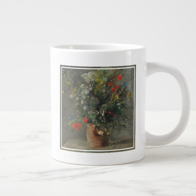 Blommor i en vas, c.1866 jumbo mugg (Höger)