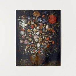 Blommor i ett träkärl Jan Brueghel den äldre
