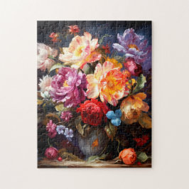 Blommor i ett vas-pussel pussel