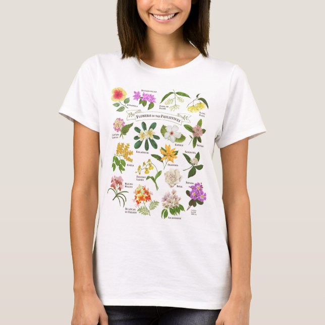 Blommor i Filippinerna T Shirt (Framsida)