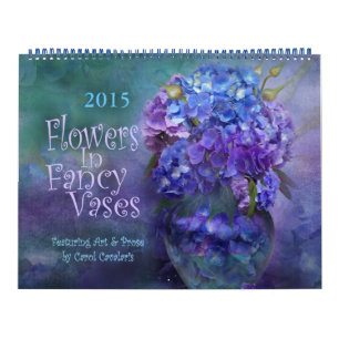 Blommor i Finare Vas Art Calendar 2015 Kalender