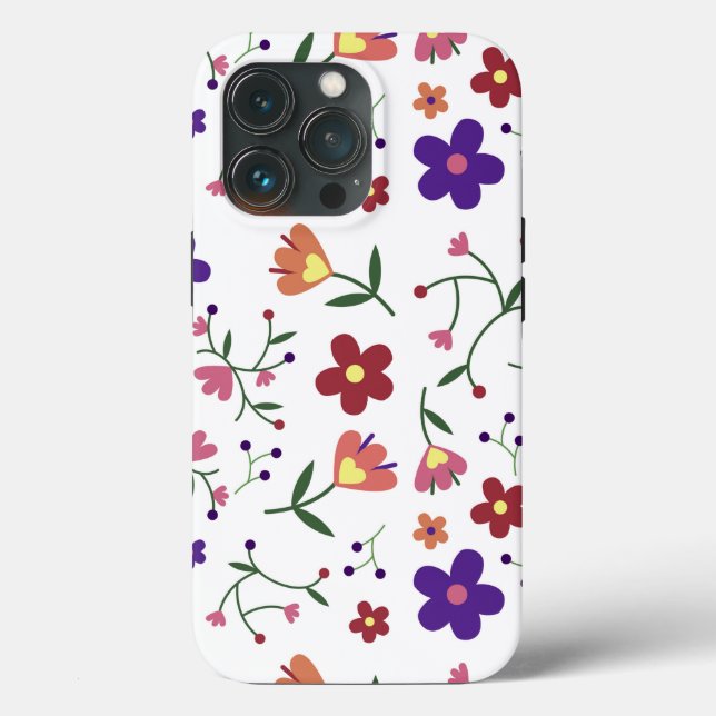 Blommor i Floran för naturdesign i Mönster (Baksida )
