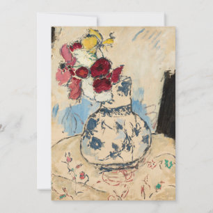 Blommor i Flower Vas Tadeusz Makowski