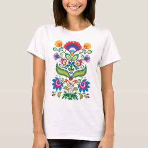 Blommor i folklore, blandning av färger 5 t shirt