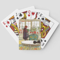 Blommor i fönsterrutan av Carl Larsson