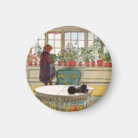 Blommor i fönsterrutan av Carl Larsson