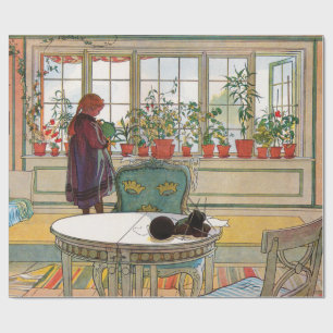 Blommor i fönsterrutan av Carl Larsson Presentpapper