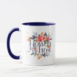 Blommor i frostmuggen för Combo on-line lärare Mugg