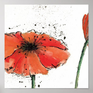 Blommor i Fullt Bloom Poster