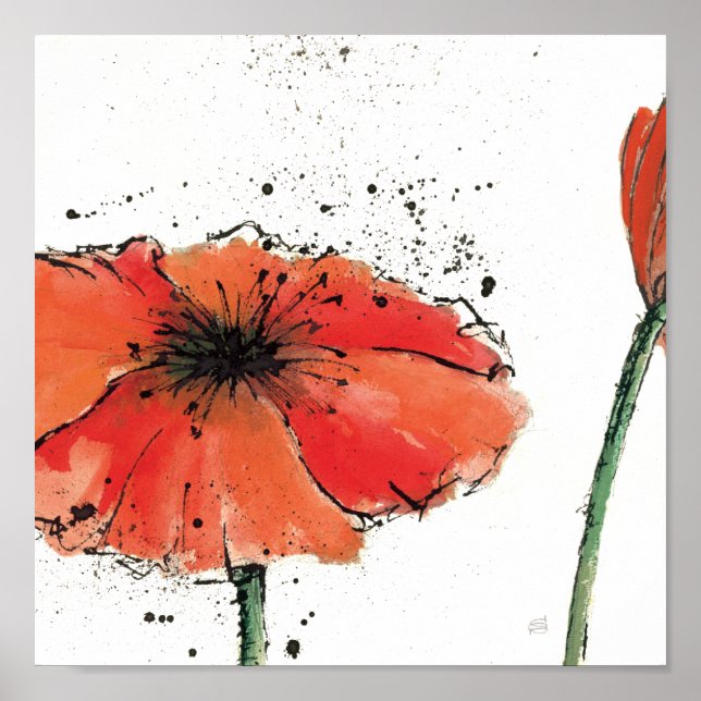 Blommor i Fullt Bloom Poster (Framsidan)