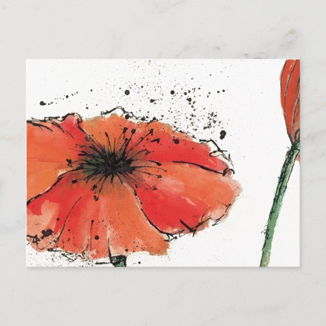 Blommor i Fullt Bloom Vykort (Framsida)