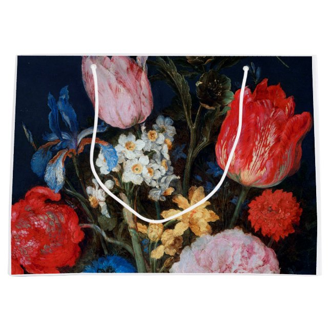 Blommor i glasfartyget Jan Brueghel den äldre (Framsidan)