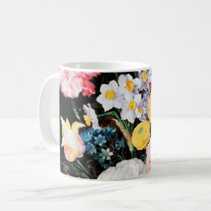 Blommor i glasfartyget Jan Brueghel the Younger Kaffemugg