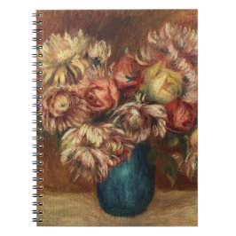 Blommor i Grönten Vas (1912) av Renoir. Anteckningsbok