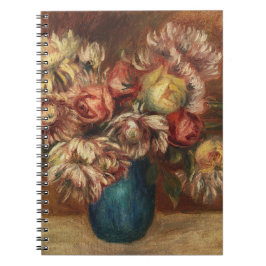 Blommor i Grönten Vas (1912) av Renoir. Anteckningsbok