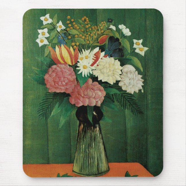 Blommor i Grönten Vas Musmatta (Framsidan)