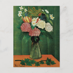 Blommor i Grönten Vas Vykort