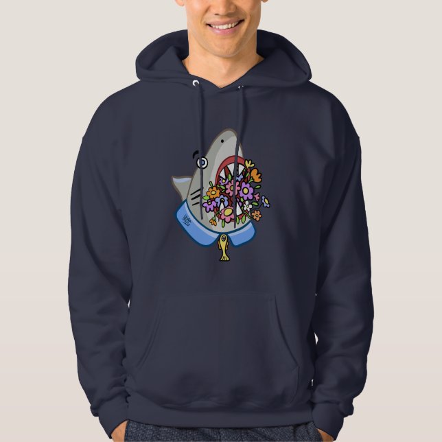 Blommor I Hajkäkar Hoodie (Framsida)