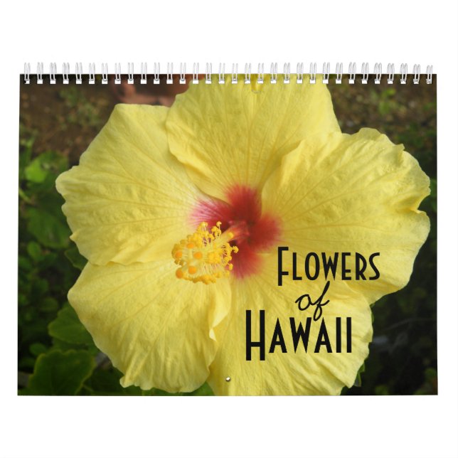 Blommor i Hawaii Photo Calendar Kalender (Omslag)
