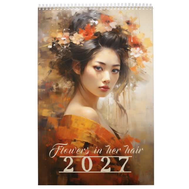 Blommor i hennes hår 2026 Kalender (Omslag)