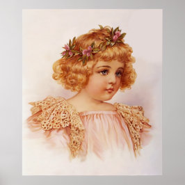 Blommor i hennes hår poster