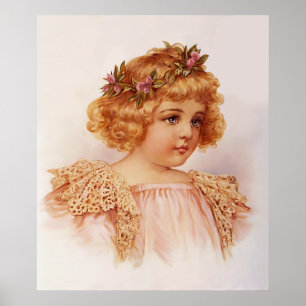 Blommor i hennes hår poster