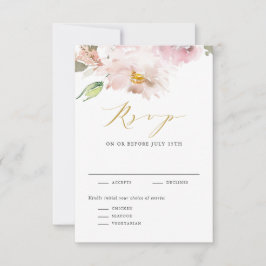 blommor i kvinnligt vatten Bröllop OSA Kort