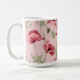 Blommor i land skriver ut kaffemugg