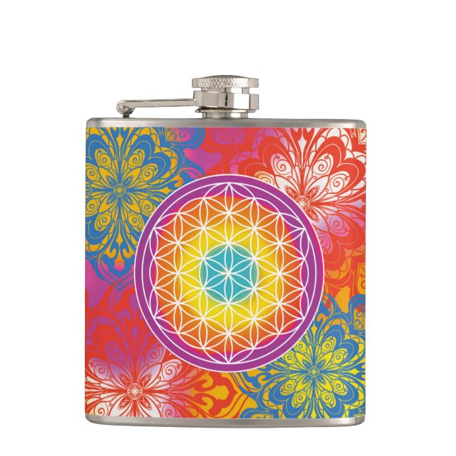 Blommor i mandala zen fickplunta (Framsidan)