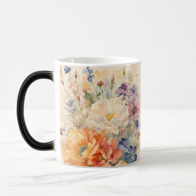 blommor i modern magisk mugg (Vänster)