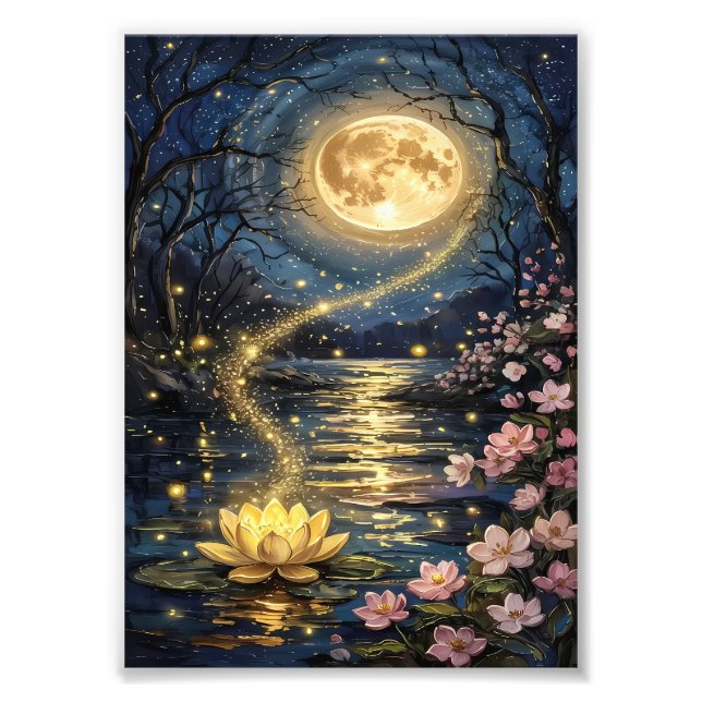Blommor i naturen fototryck (Framsidan)