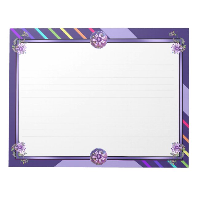 Blommor i öknen anteckningsblock (Framsida)