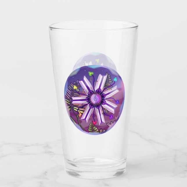 Blommor i öknen glaskopp (Framsida)