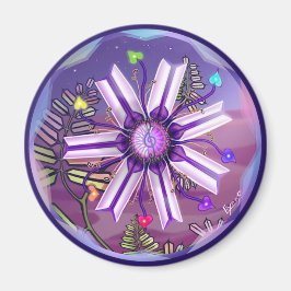 Blommor i öknen magnet