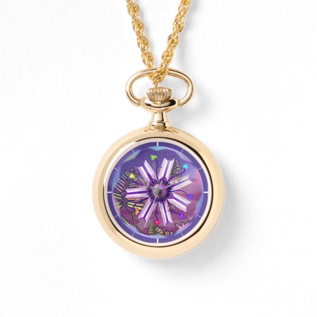 Blommor i öknen Watch Armbandsur (Framsida)