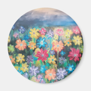 Blommor i pastellernas magnet
