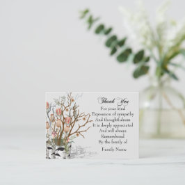 Blommor i Pot-Tacken Anteckningskort