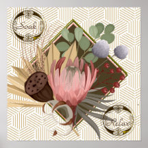 Blommor i Ram Text Soak Slappna av i modern bakgru