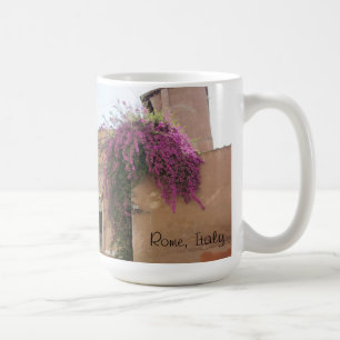 Blommor i Rom, Italien Kaffemugg