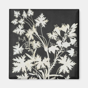 Blommor i Silhouette Magnet
