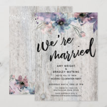 Blommor i sjöfåglar Ljus, vi är gifta